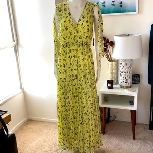 Lee Mathews Silk Maxi Dress, Sz 3